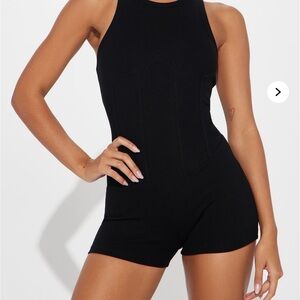Fashion Nova Black Sleeveless Jumpsuit